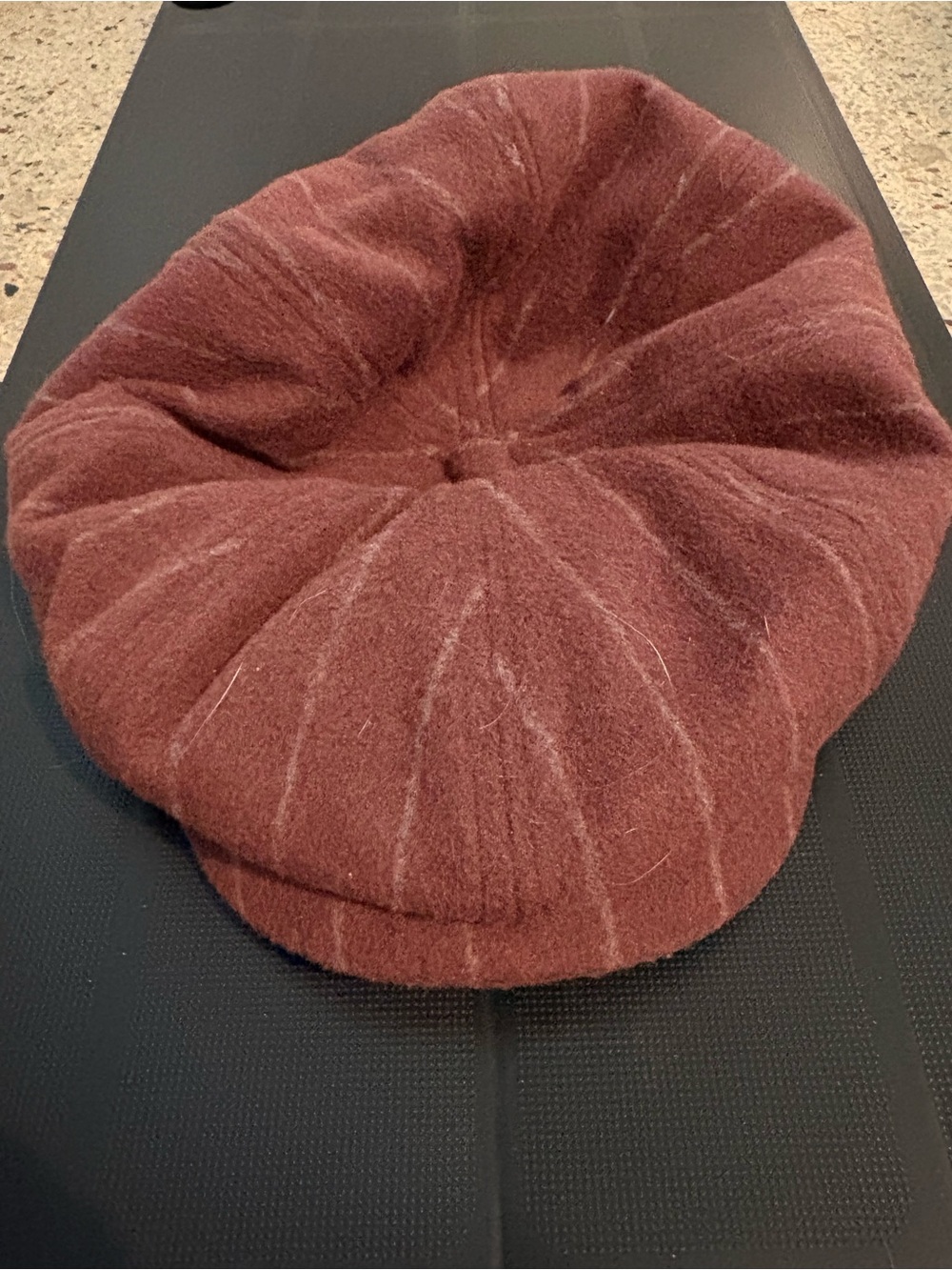 Goorin Bros Rust-Brown Wool Newsboy Cap